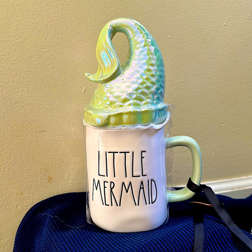 Disney Collection by Rae Dunn Little Mermaid Mug And Topper.